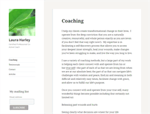 Tablet Screenshot of lauraharley.com